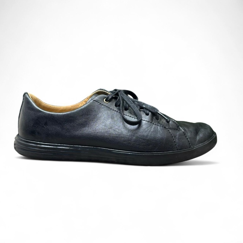 Men’s Size 10 - Cole Haan Grand Crosscourt II Black Leather Lace Up C26655